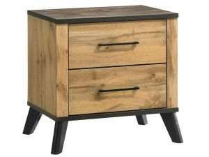 Kaywood Natural Pine 2 Drawer Nightstand