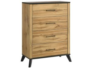 Kaywood Natural Pine 4 Drawer Chest