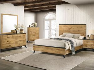 Kaywood Natural Pine 6 Drawer Dresser