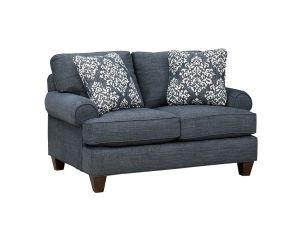 Chaplin Blue Loveseat