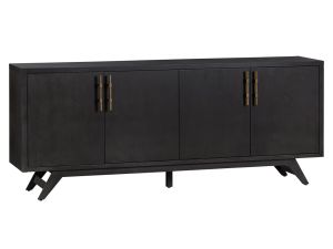 Ashford Black 4 Door Sideboard