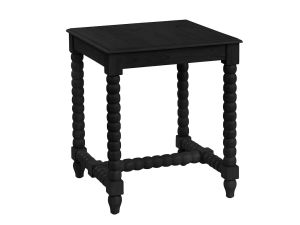 Meridian Black Square End Table