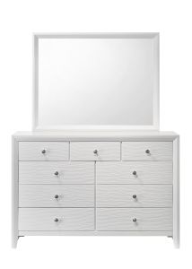 Evan White 9 Drawer Dresser