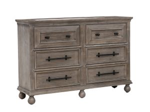 Summerhouse Fieldstone 6 Drawer Dresser