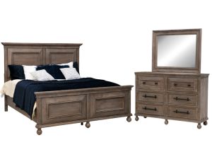 Summerhouse Fieldstone Gray 3 Piece Panel Bedroom Set