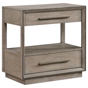 Durango Washed Oak 2-Drawer Nightstand  