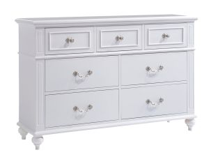 Alana White 7 Drawer Dresser