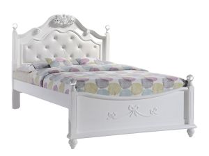 Alana White Platform Bed