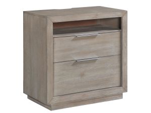 Arcadia Grey 2 Drawer Nightstand