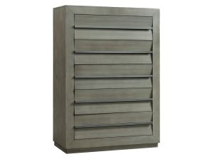 Zig Grey 5 Drawer Chest