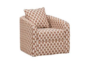 Banks Bel-Air Spice Swivel Accent Chair