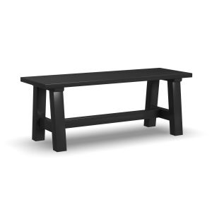 Trestle Black Dining Bench