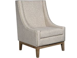 Jasmine Snow Leopard Accent Chair