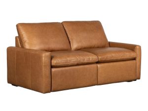 Tillery Sonoma Butterscotch Leather 2 Piece Power Reclining Sectional Loveseat 
