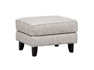 Allegory Linen Accent Ottoman