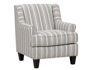 Farmhouse Indigo Accent Chair