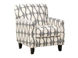 Hourglass Denim Accent Chair