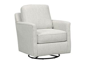 Poof Cotton Swivel Glider Chair