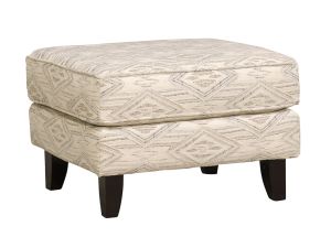 Western Front Blanco Accent Ottoman