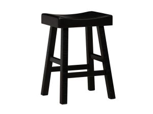 Caspian Black Counter Height Stool