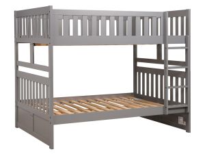 Orion Gray Full over Full Bunk Bed