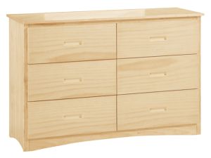 Bartly Natural 6 Drawer Dresser