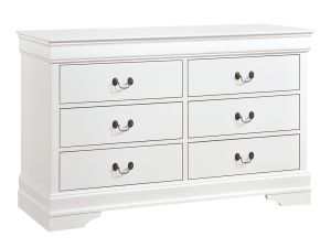 Mayville Louis Philippe White Dresser