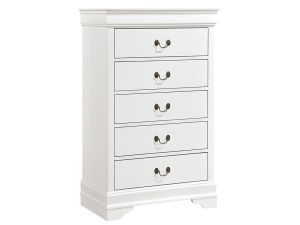 Mayville Louis Philippe White Chest