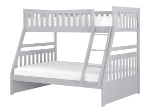 Orion Gray Twin over Full Bunk Bed