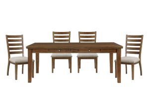 Tigard Brown 5 Piece Dining Set