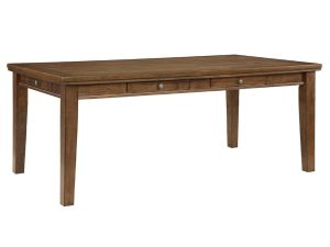 Tigard Brown 78-Inch Rectangular Dining Table