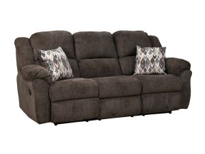 Newport Clove Manual Double Reclining Sofa 