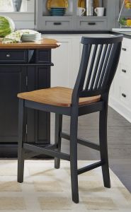 Americana Black Counter Stool
