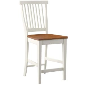 Americana White Counter Stool