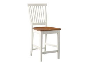 Americana White Counter Stool