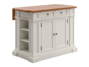 Americana White Kitchen Island