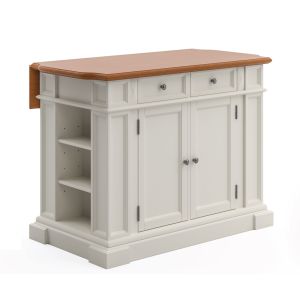 Americana White Kitchen Island