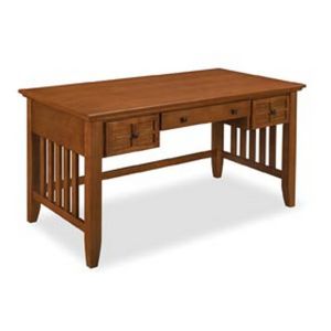 Arts & Crafts Brown Executive Desk