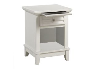 Arts & Crafts White Nightstand