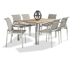 Aruba Gray 7 Piece Outdoor Dining Set