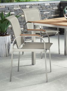 Aruba Gray Outdoor Chair, Set of 2