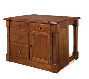 Aspen Brown Kitchen Island