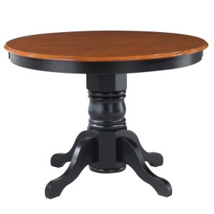 Bishop Black Pedestal Dining Table