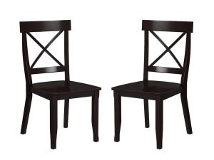 Blair Black Dining Chair Pair Set of 2
