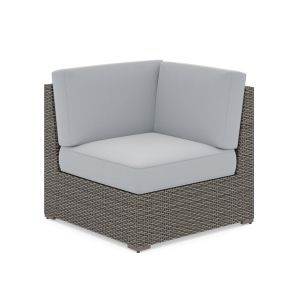 Boca Raton Gray Outdoor Sectional Side Chair