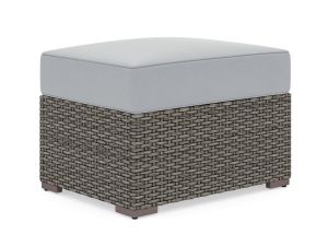 Boca Raton Gray Outdoor Ottoman