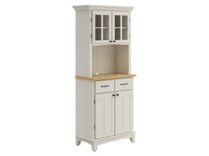 Buffet Of Buffets Off-White Server with Hutch