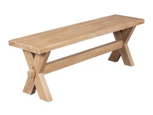 Cambridge Trestle Dining Bench- Off White