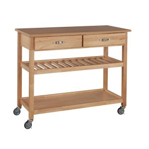 General Line Natural Brown Kitchen Cart
