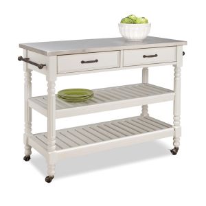 General Line Off-White Kitchen Cart